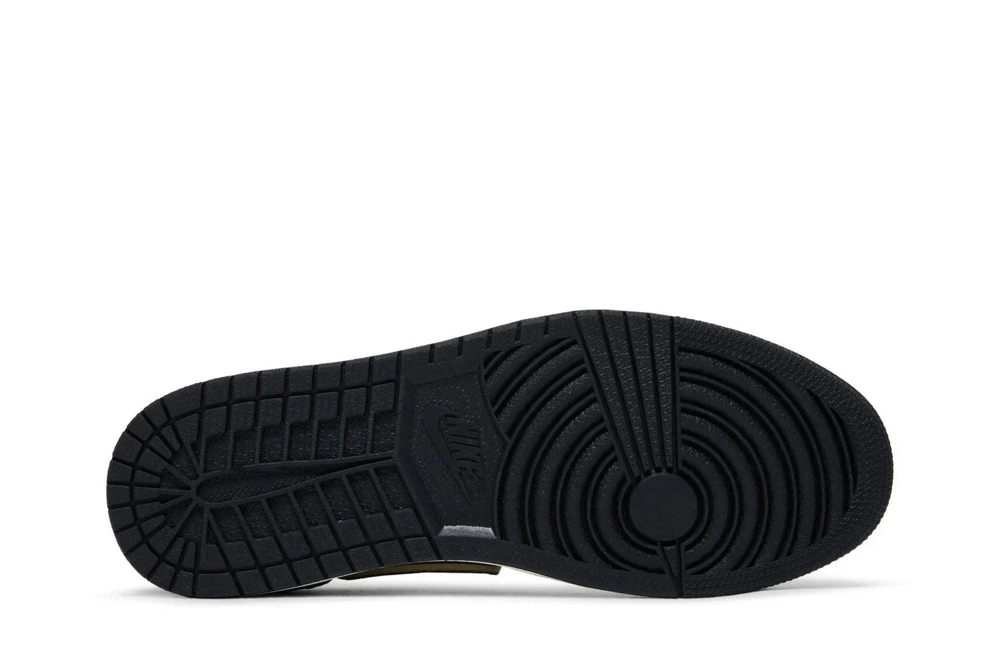 Tênis Air Jordan 1 Low OG EX Black and Smoke Grey Cinza detalhe do material
