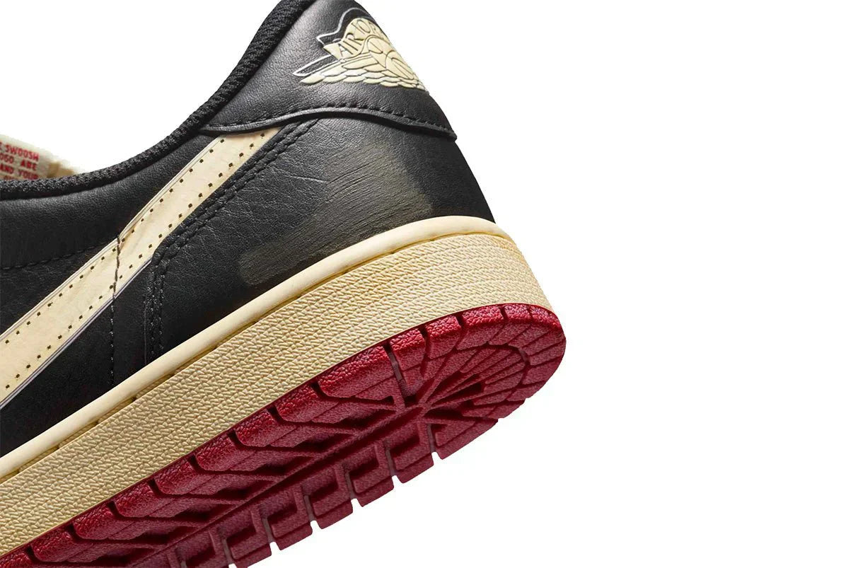 Tênis Air Jordan 1 Low OG x Nigel Sylvester Better With Time Preto vista adicional