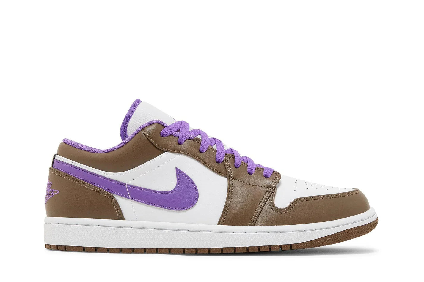 Tênis Air Jordan 1 Low Palomino Marrom vista superior