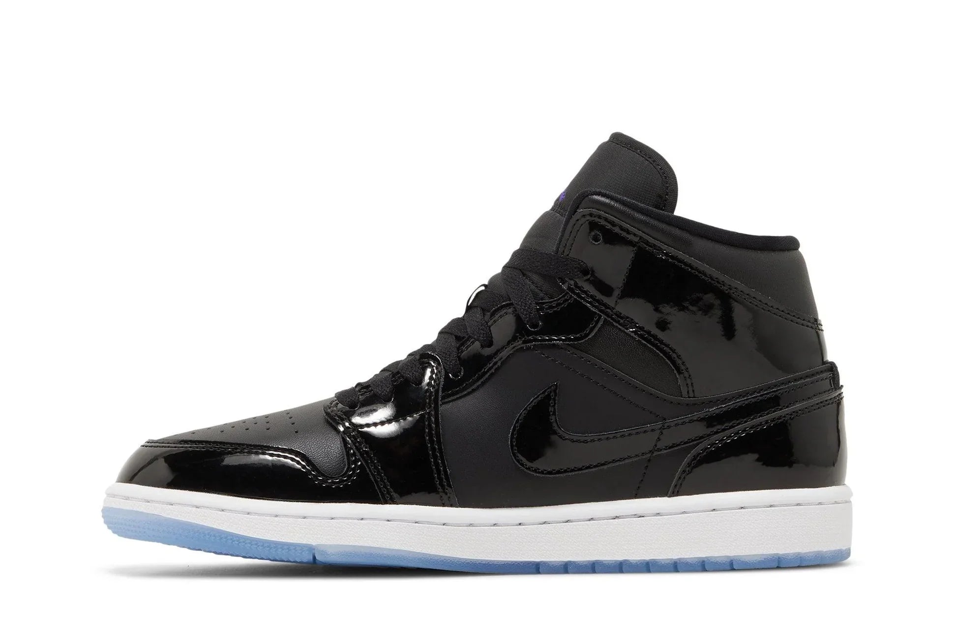 Tênis Air Jordan 1 Mid SE Space Jam Preto vista traseira