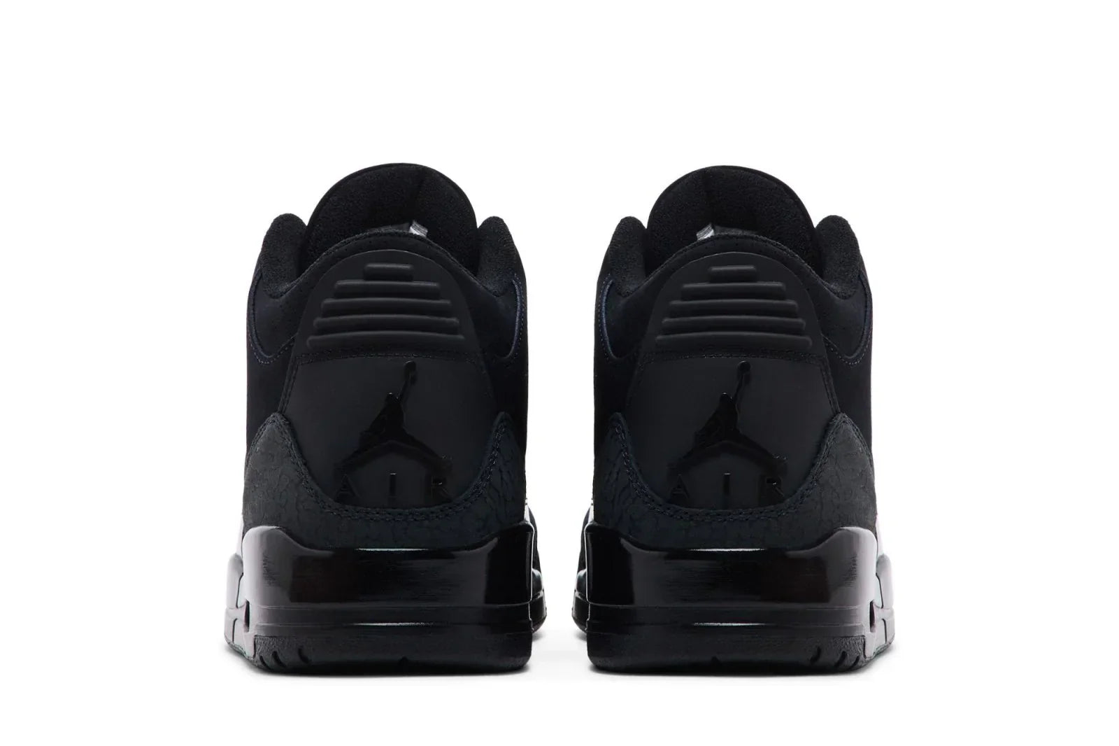 Tênis Air Jordan 3 Retro Black Cat Preto detalhe lateral