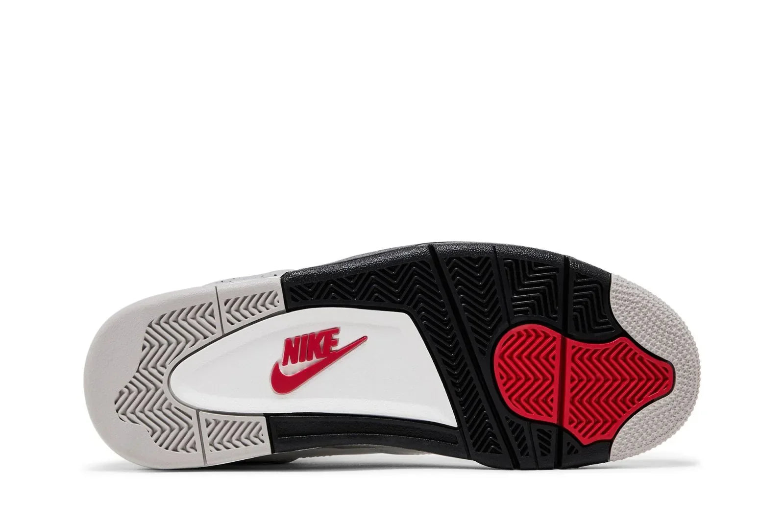 Tênis Air Jordan 4 Retro OG Nike White Cement Couro Branco detalhe do material
