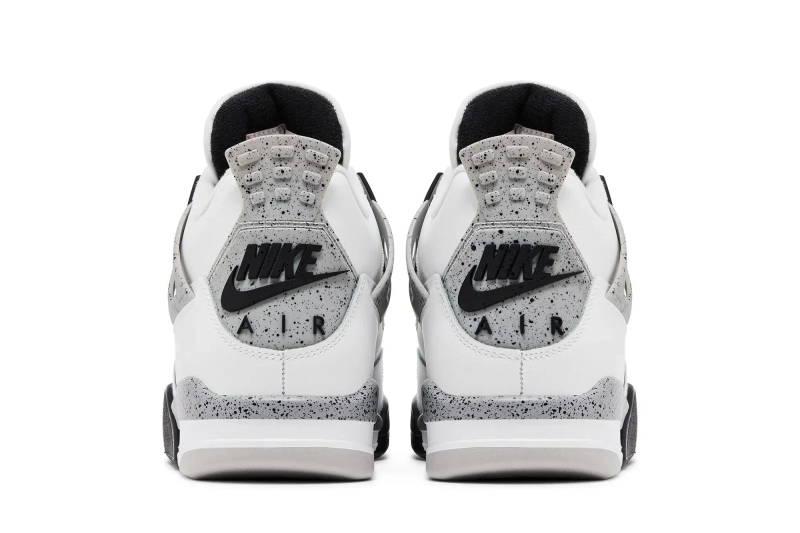 Tênis Air Jordan 4 Retro OG Nike White Cement Couro Branco vista superior