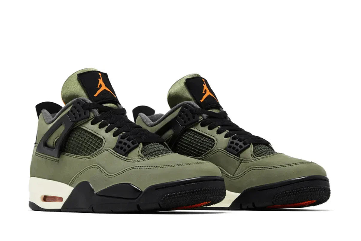 Tênis Air Jordan 4 Retro OG SP Undefeated (2025) Verde vista superior