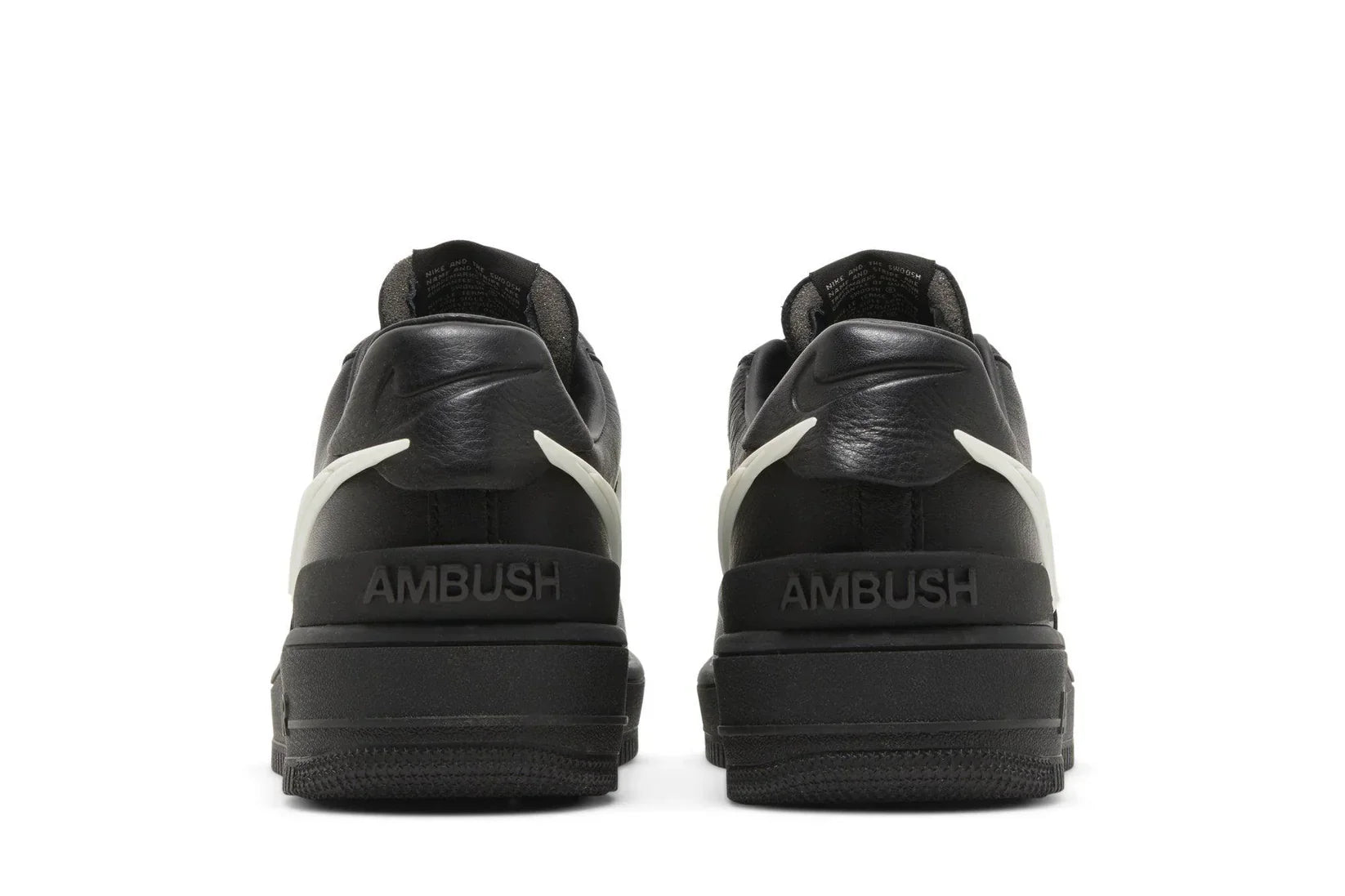 Tênis Ambush x Nike Air Force 1 Low Black Preto vista traseira