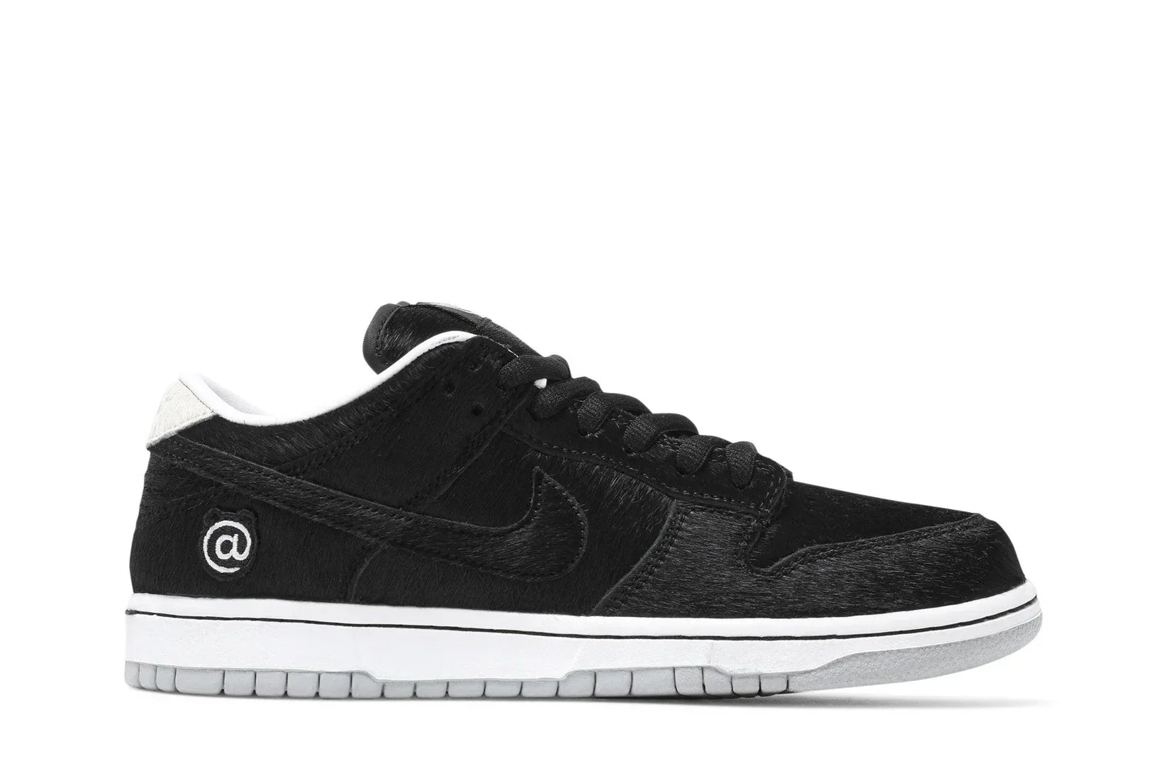 Tênis Medicom Toy x Nike SB Dunk Be@rbrick Preto vista lateral