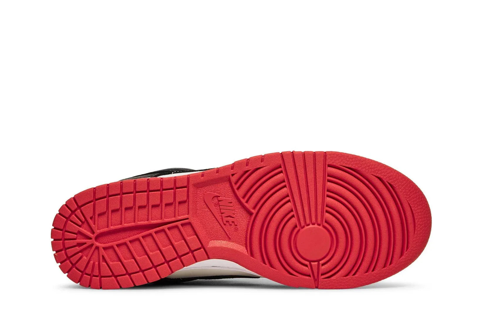 Tênis NBA x Nike Dunk Low Chicago Vermelho/Preto detalhe lateral