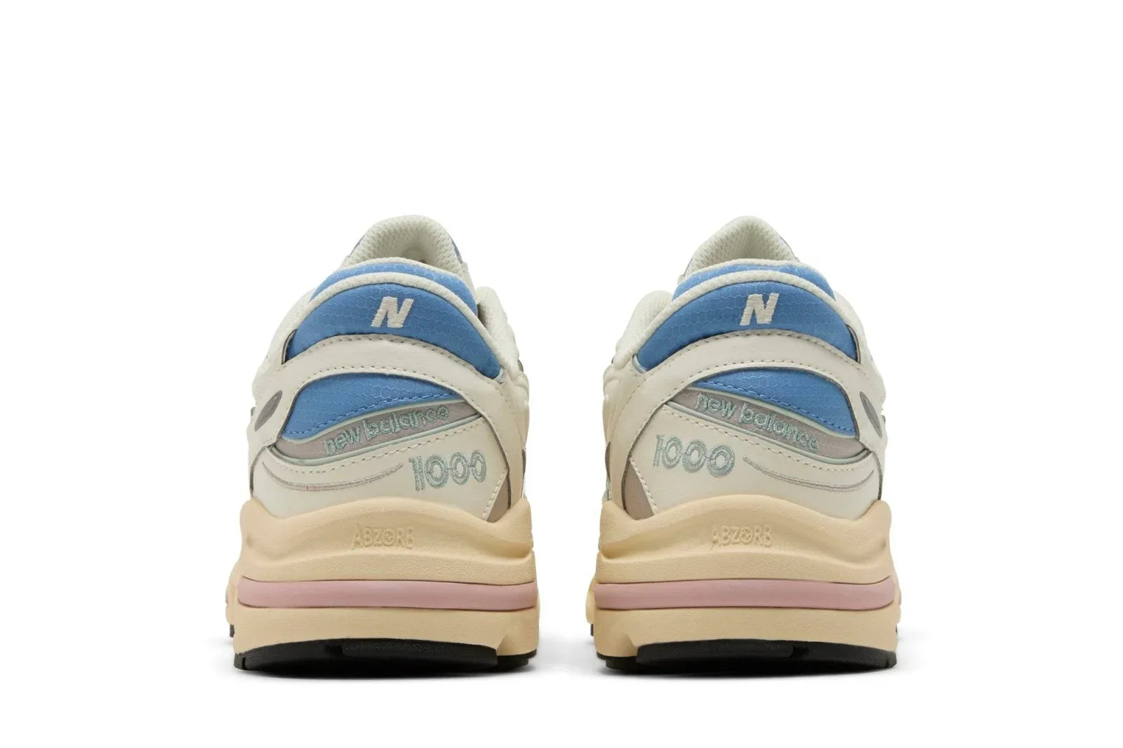 Tênis New Balance 1000 Angora Moonrock Bege detalhe do solado
