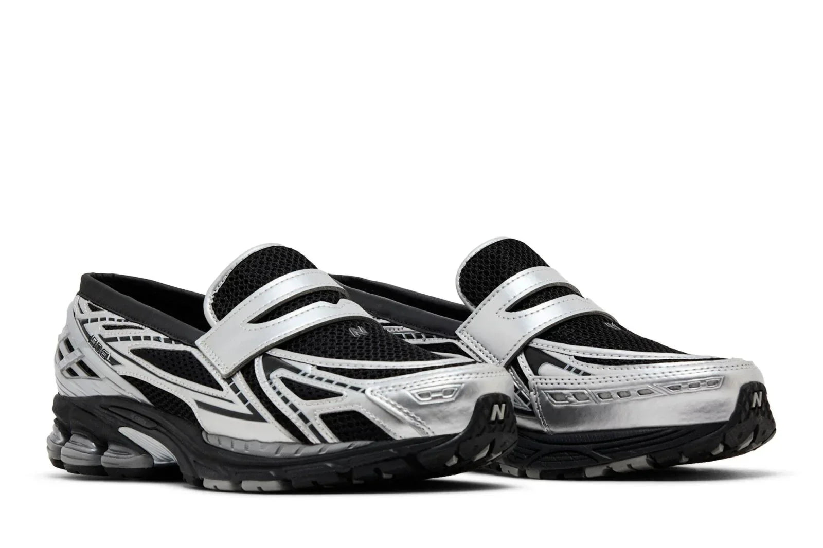 Tênis New Balance 1906L Silver Metallic Black Prateado vista superior