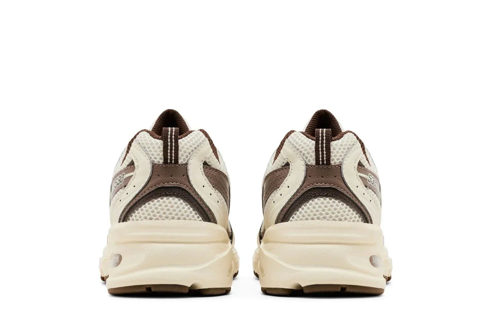 Tênis New Balance 530 Turtledove Mushroom Mesh Bege vista superior