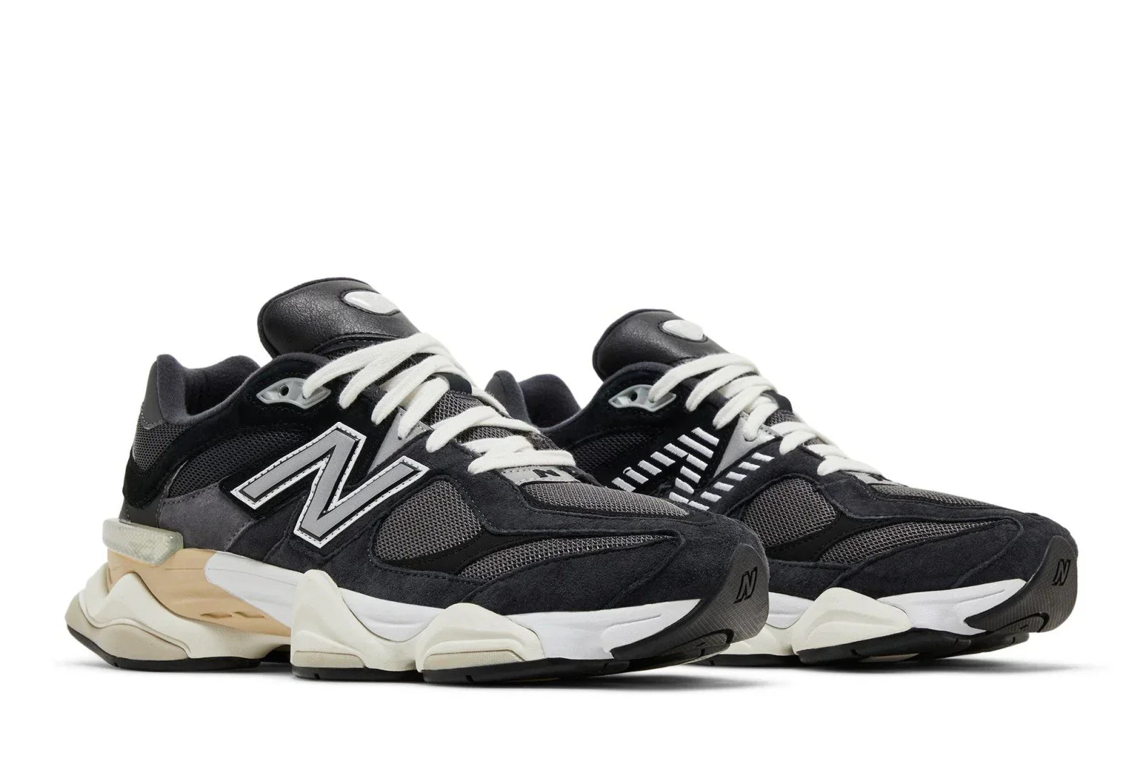 Tênis New Balance 9060 Black Magnet Preto vista superior