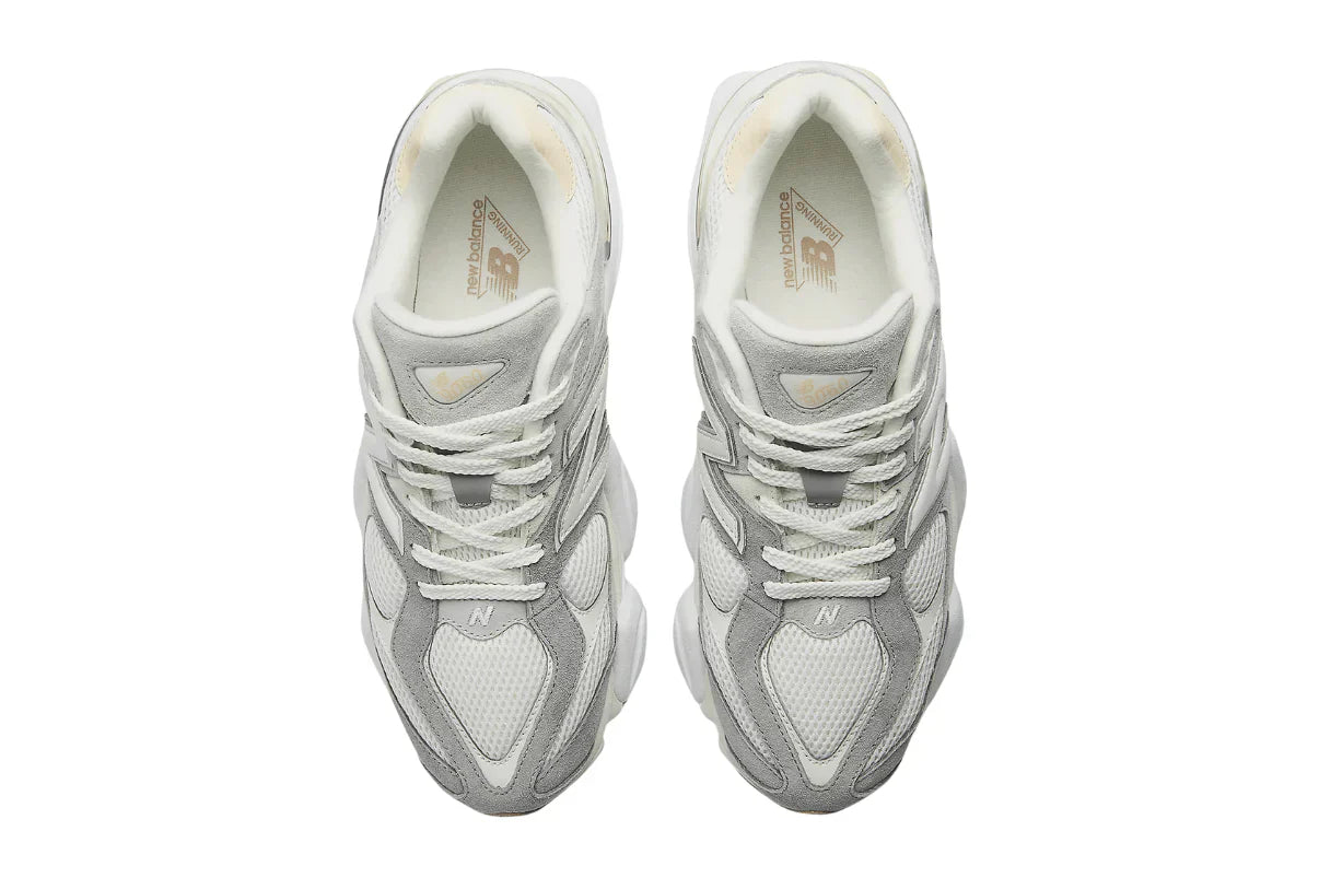 Tênis New Balance 9060 Mesh Slate Grey Calcium Cinza detalhe do solado