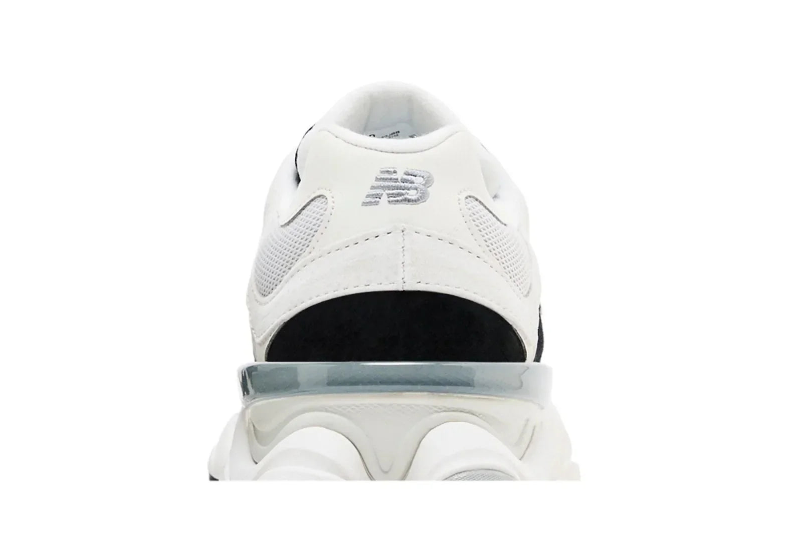 Tênis New Balance 9060 Reflection Black Suede Branco detalhe do solado