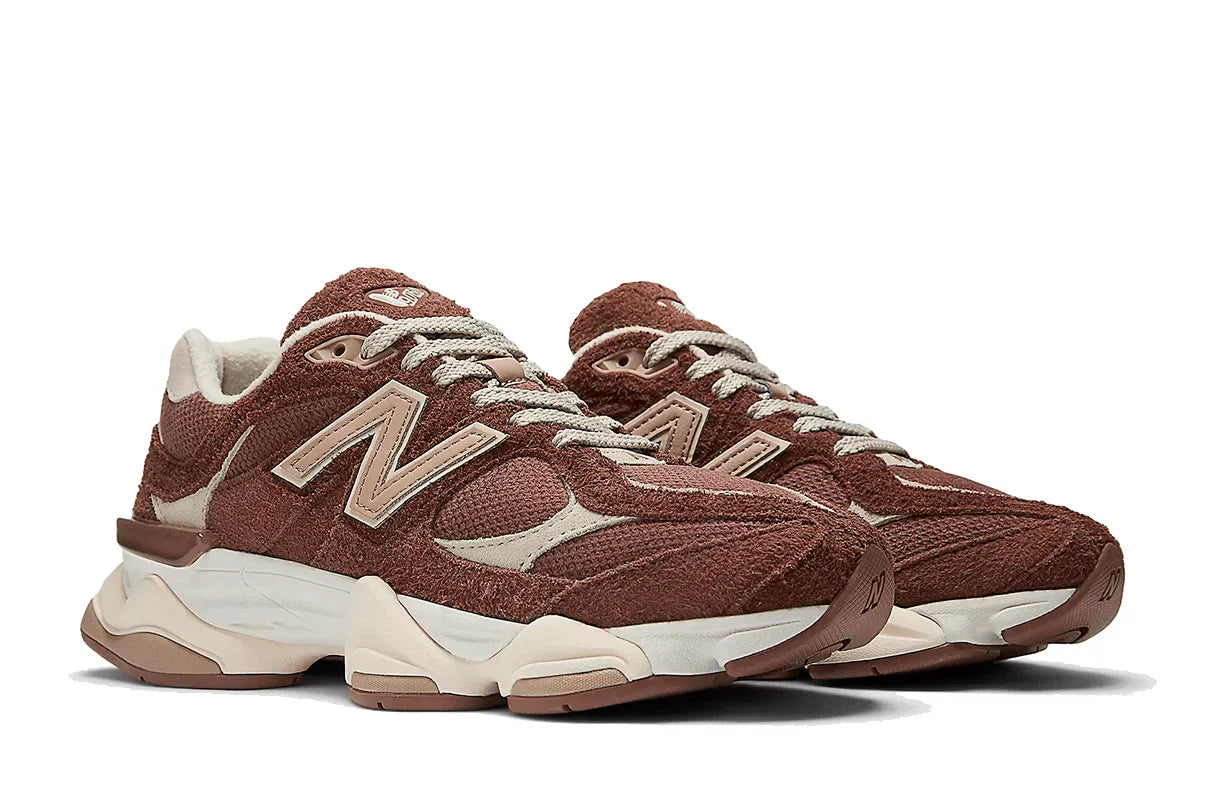 Tênis New Balance 9060 Rich Oak Marrom vista superior