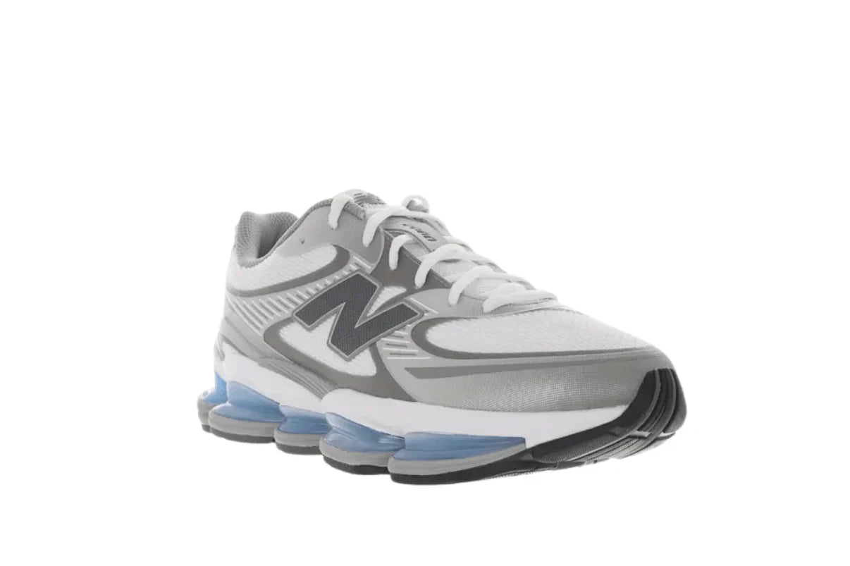 Tênis New Balance Abzorb 2000 Stillwater Blue Cinza detalhe do solado