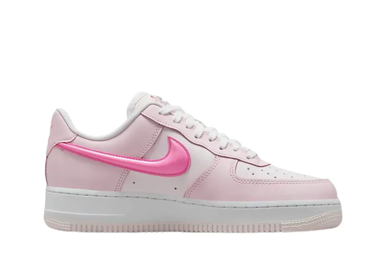 Tênis Nike Air Force 1 07 Lx Paw Print Rosa vista lateral