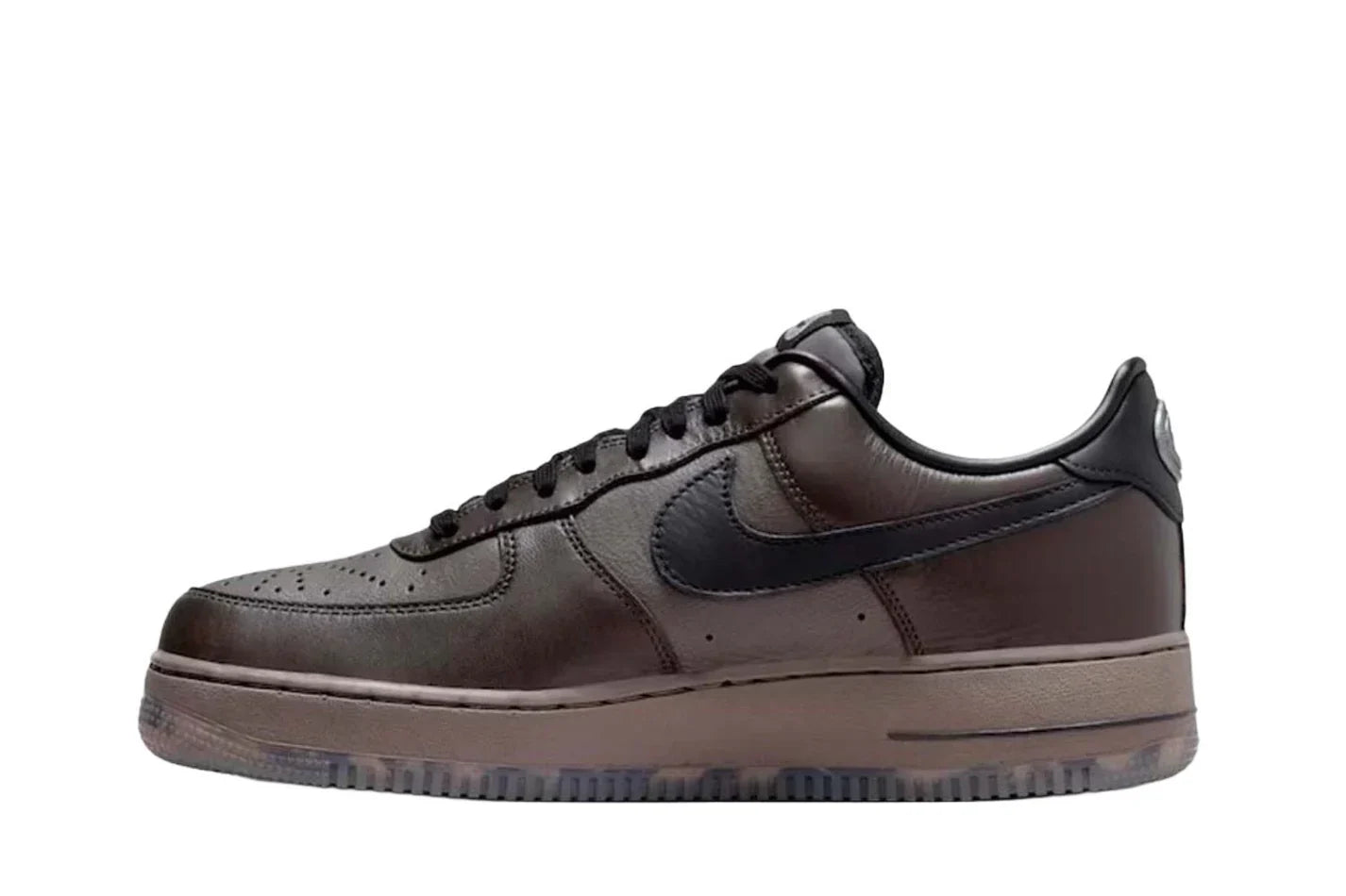Tênis Nike Air Force 1 Low Paris Marrom vista superior