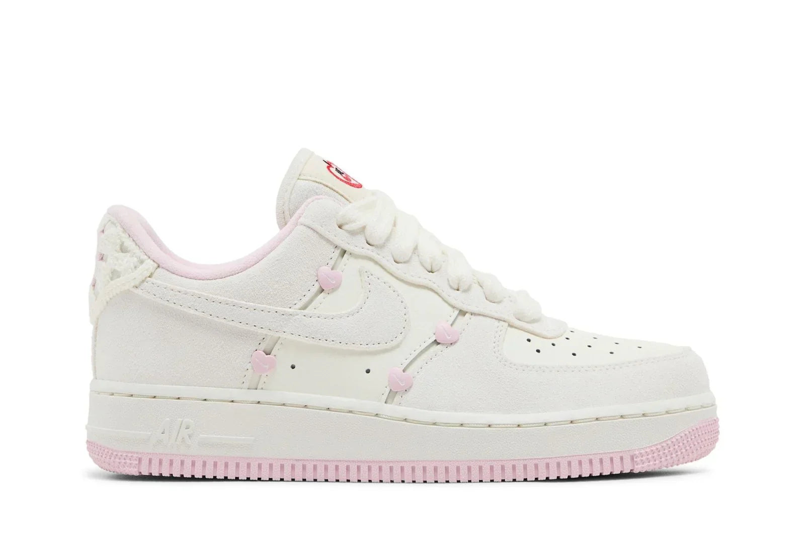 Tênis Nike Air Force 1 Low Valentines Day (2025) Branco vista superior