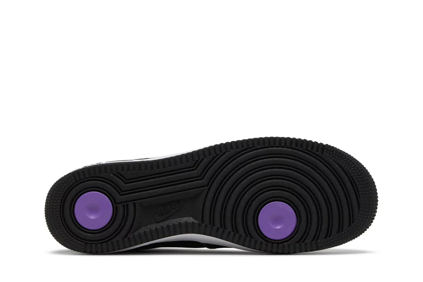 Tênis Nike Air Force 1 Low World Champ Lakers Preto vista traseira