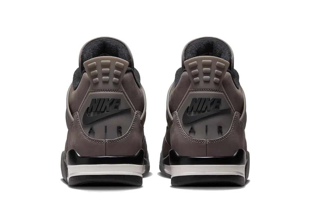 Tênis Nike Air Jordan 4 Cave Stone and Black Marrom detalhe do material