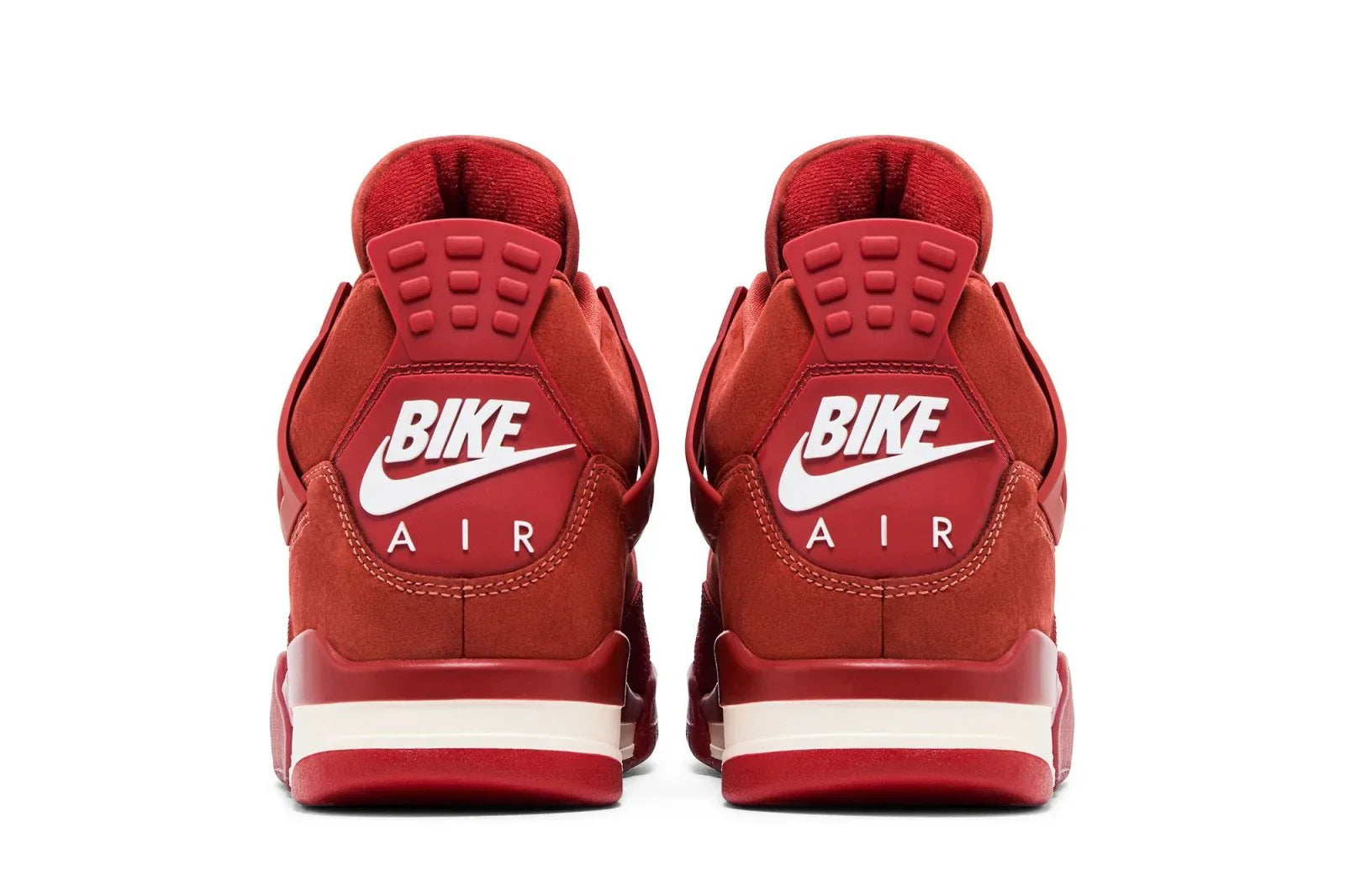 Tênis Air Jordan 4 Retrô OG SP Nigel Sylvester Brick by Brick Vermelho vista superior