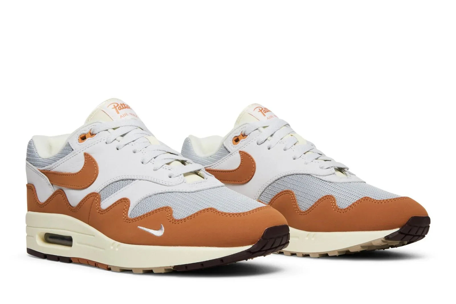 Tênis Nike Air Max 1 x Patta Monarch Laranja vista superior