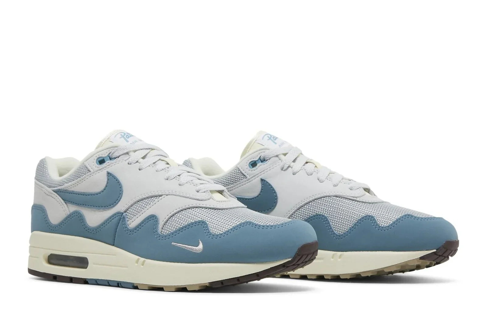 Tênis Nike Air Max 1 x Patta Noise Aqua Azul vista superior
