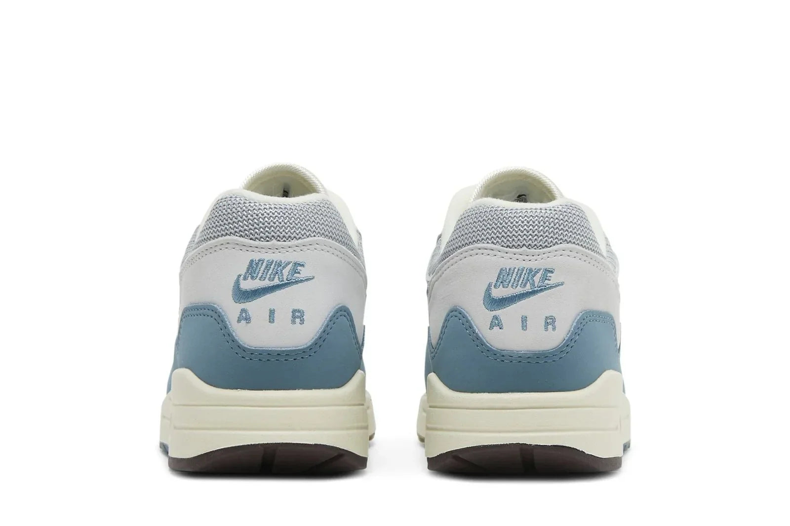 Tênis Nike Air Max 1 x Patta Noise Aqua Azul detalhe do material
