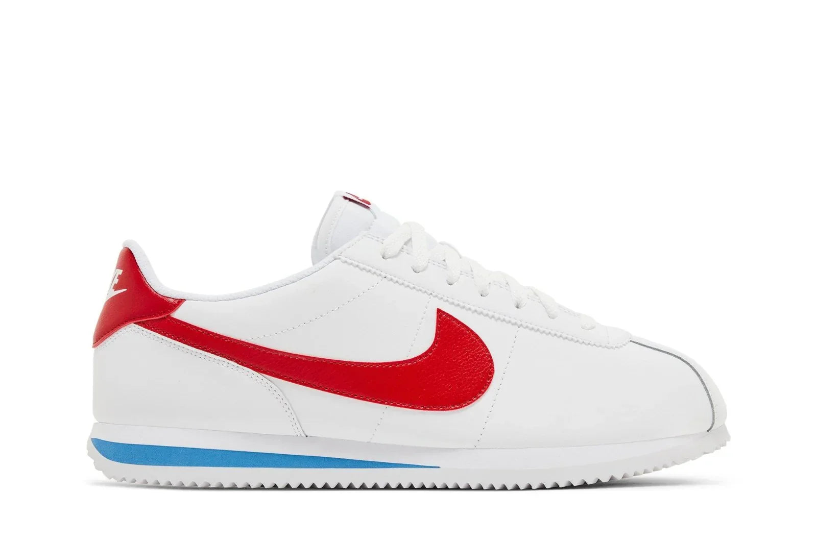 Tênis Nike Cortez Forrest Gump 2024 Branco vista superior