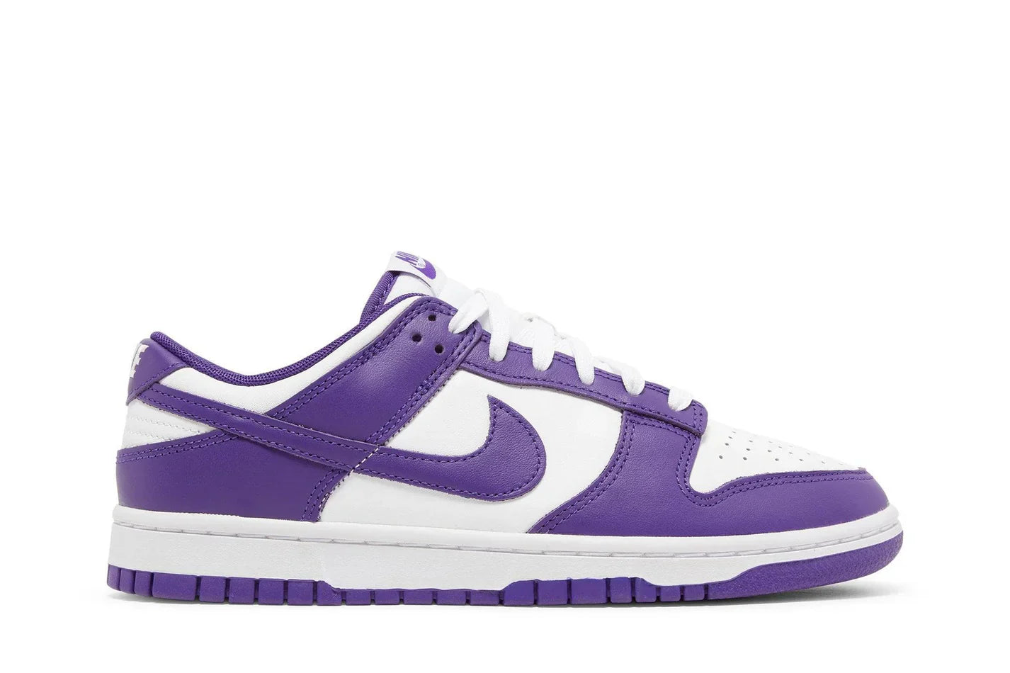 Tênis Nike Dunk Low Championship Court Purple Roxo vista lateral