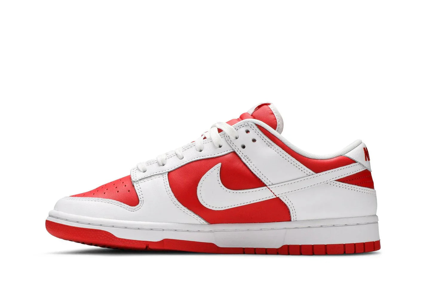 Tênis Nike Dunk Low Championship Red Vermelho vista superior