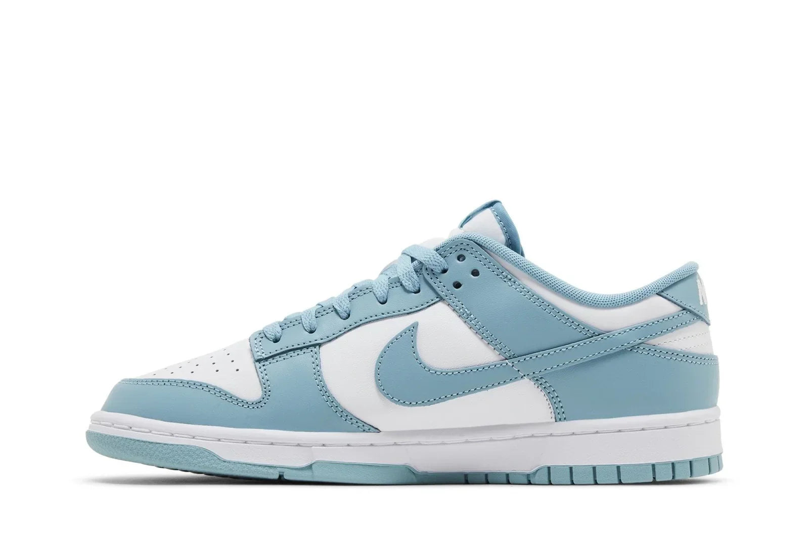 Tênis Nike Dunk Low Denim Turquoise Azul vista traseira