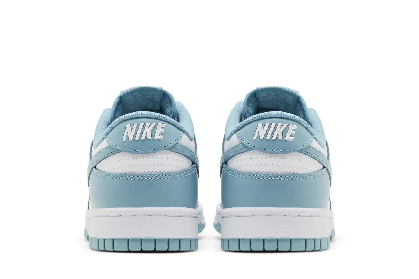 Tênis Nike Dunk Low Denim Turquoise Azul detalhe do material