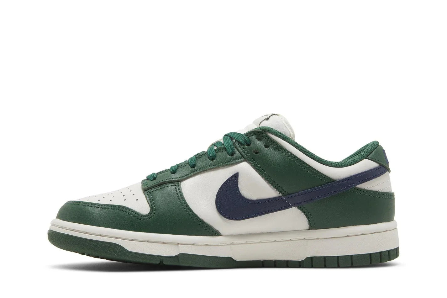 Tênis Nike Dunk Low Gorge Green Midnight Navy Verde vista superior