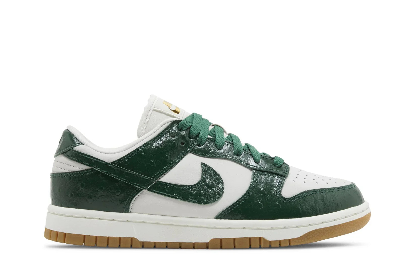 Tênis Nike Dunk Low Green Ostrich Verde vista lateral