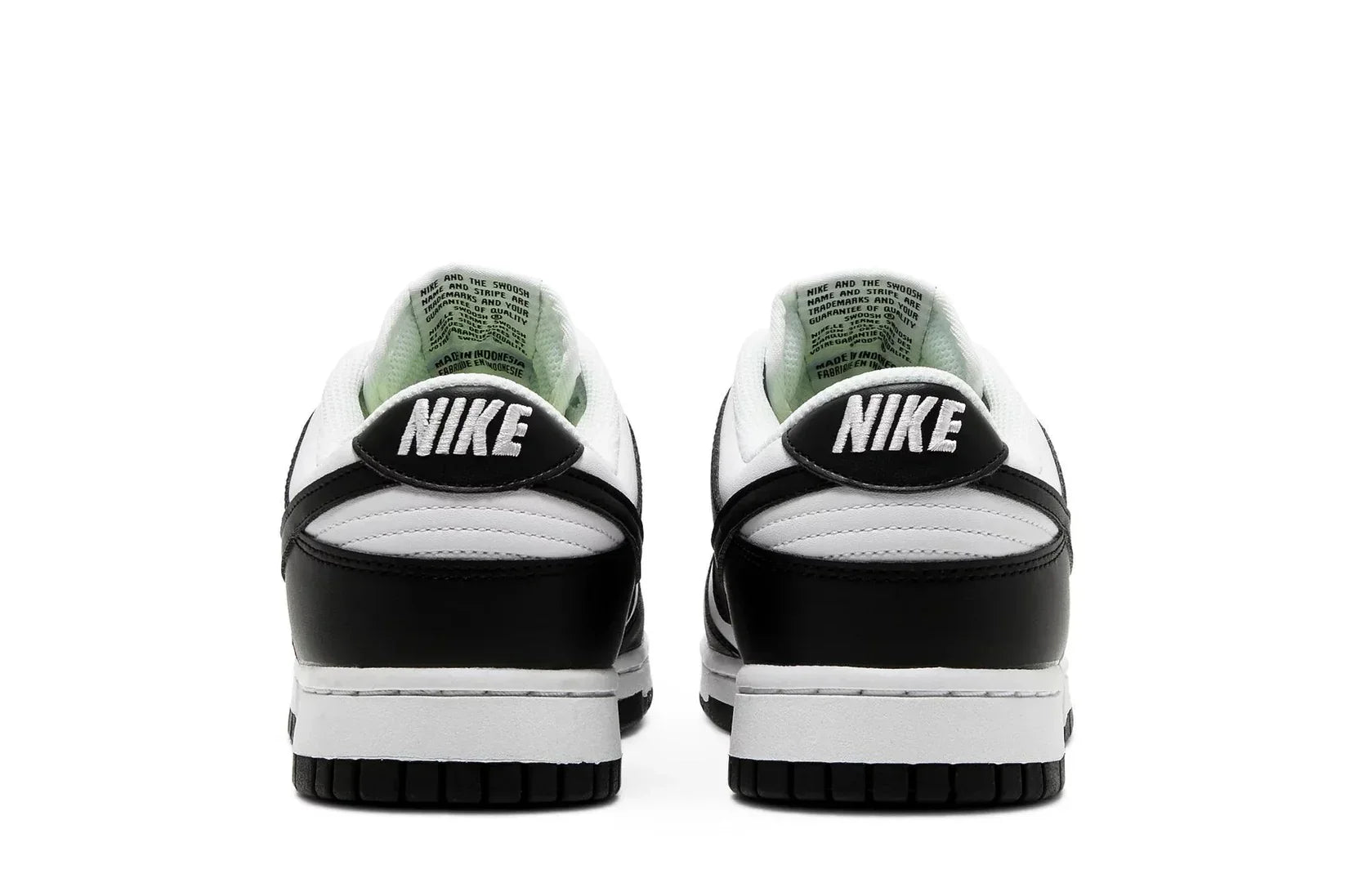 Tênis Nike Dunk Low Next Nature Black White Preto detalhe lateral
