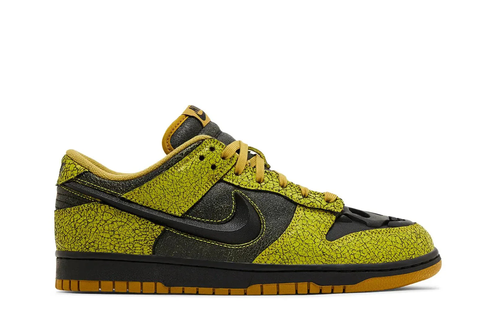 Tênis Nike Dunk Low Retro QS Halloween Skull Verde vista superior