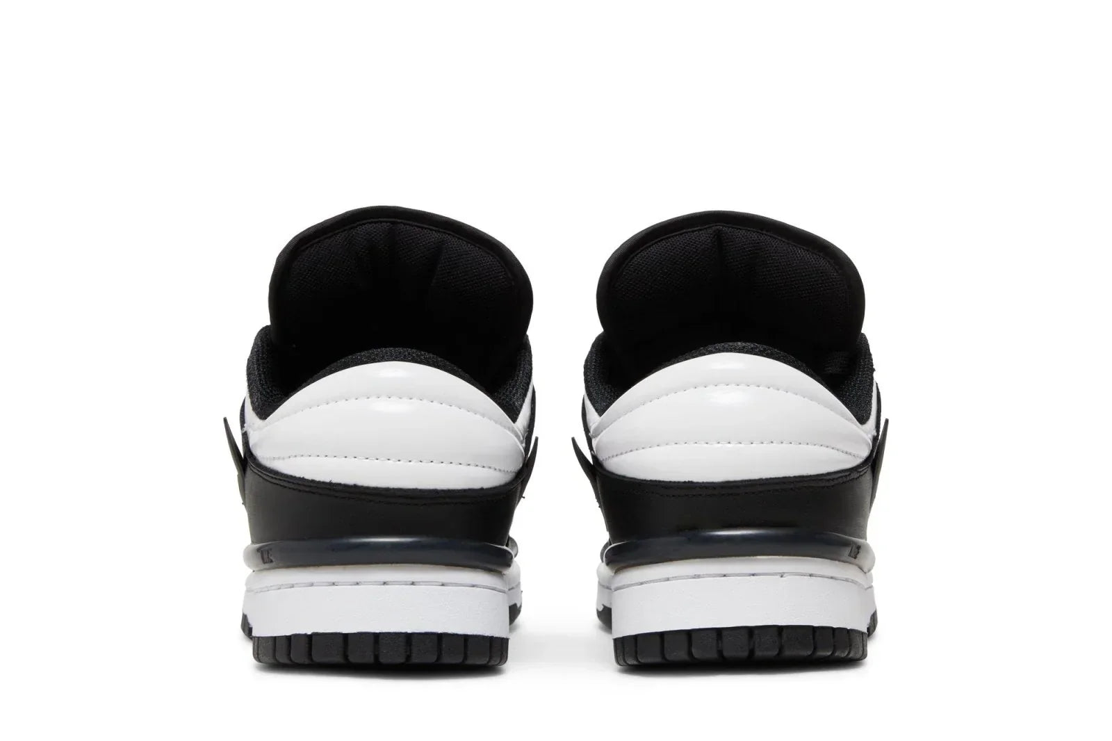Tênis Nike Dunk Low Twist Panda Preto detalhe do material