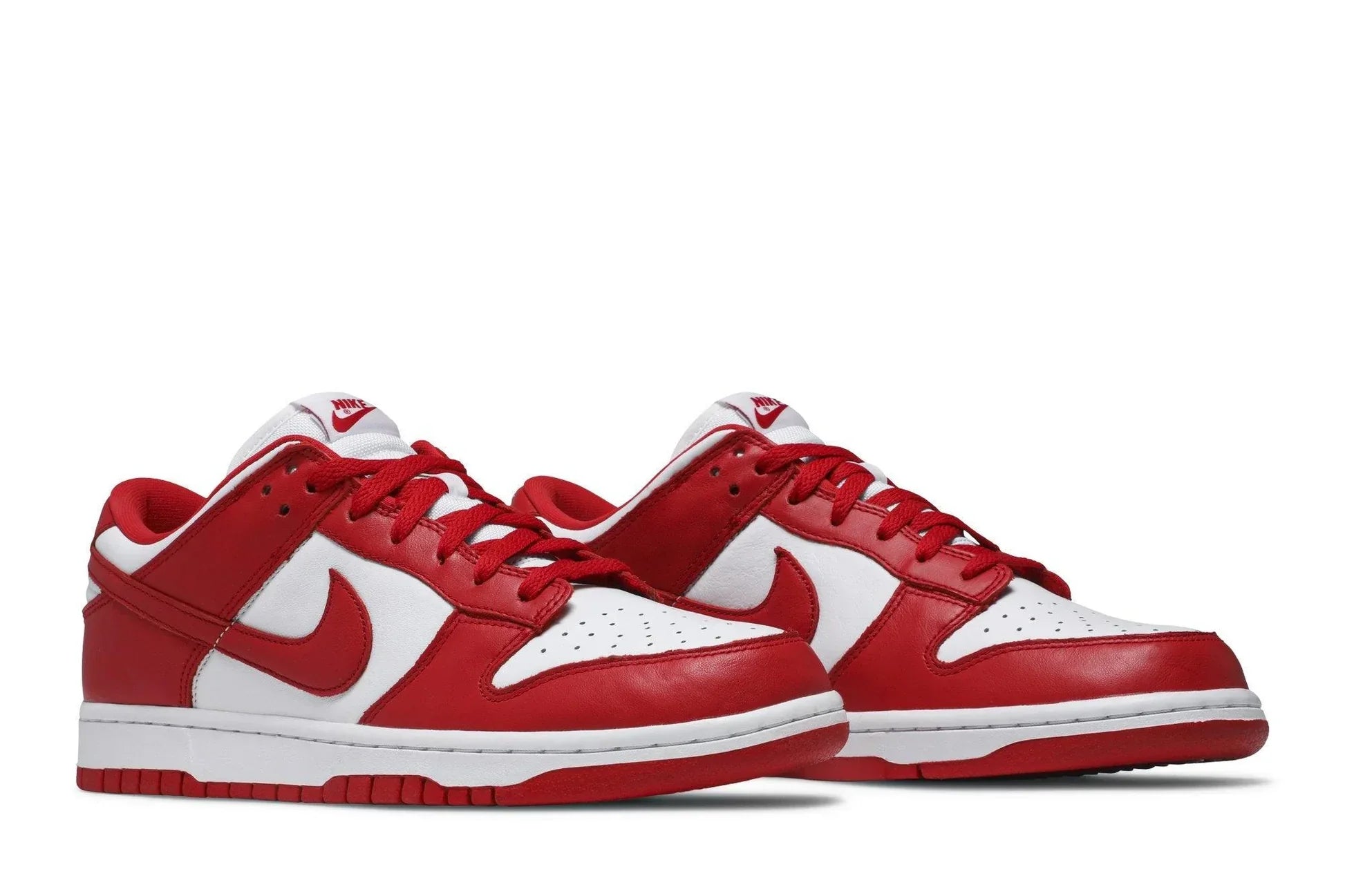 Tênis Nike Dunk Low University Red Vermelho vista superior