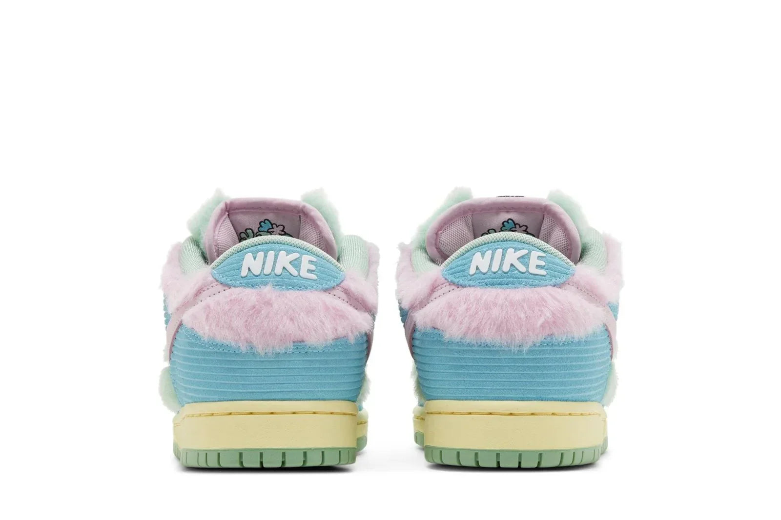 Tênis Nike Dunk Sb x Verdy Visty Azul vista traseira