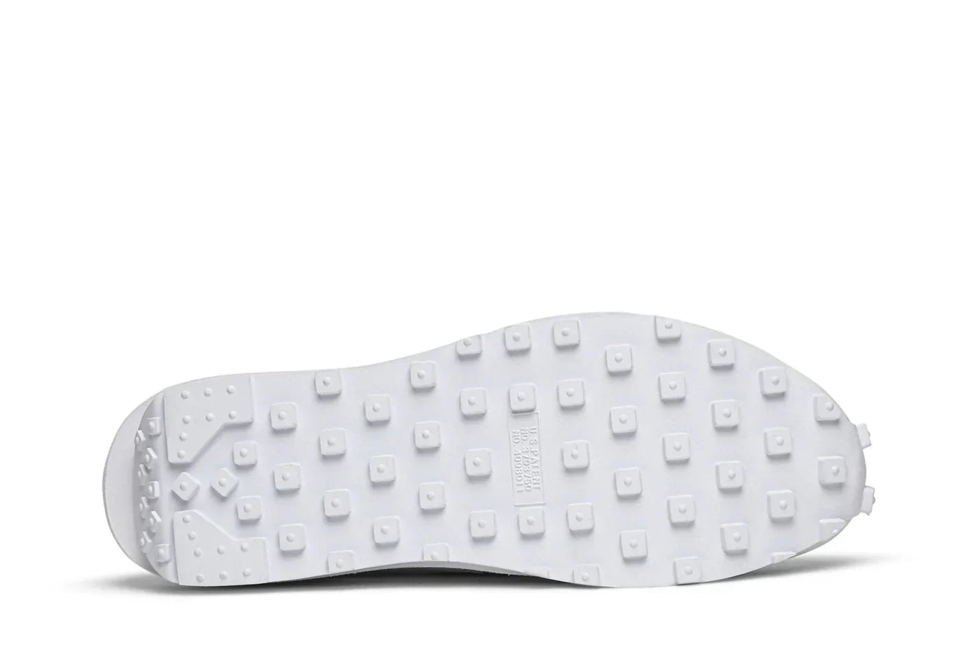 Tênis Nike LD Waffle x Sacai White Nylon Branco detalhe do material