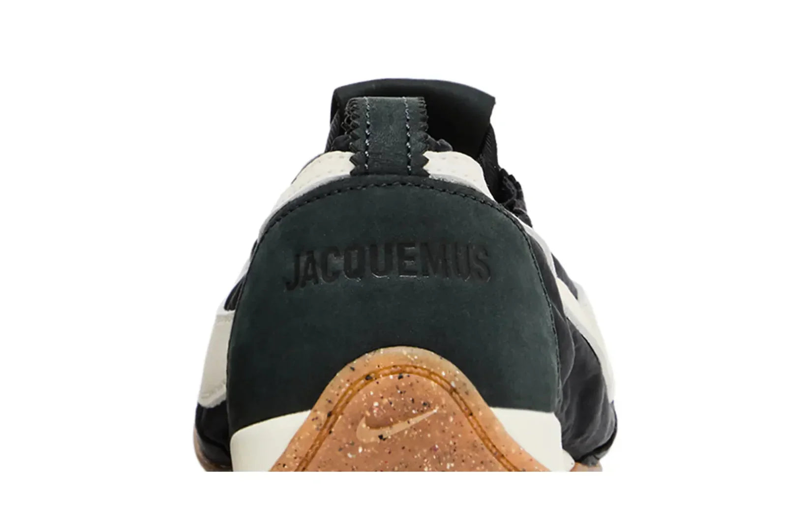 Tênis Nike Moon Shoe SP Jacquemus Off Noir Preto detalhe do material