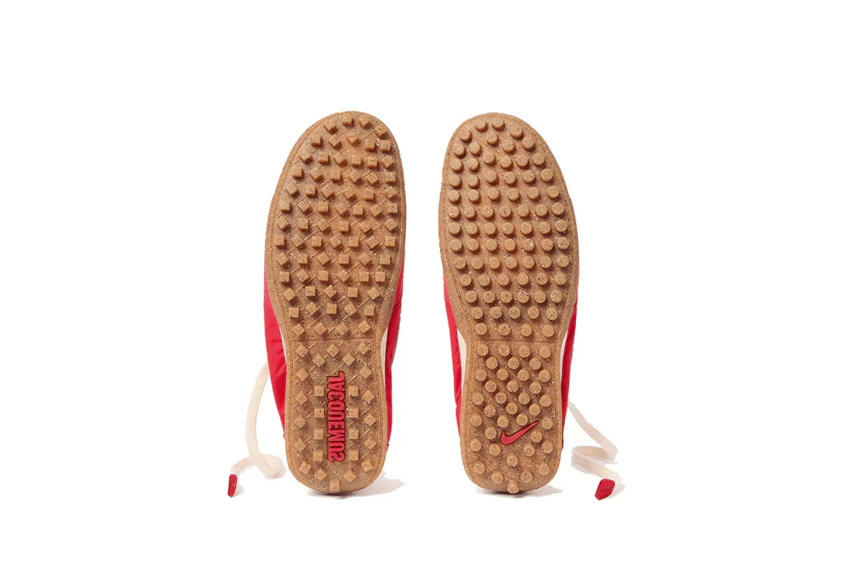 Tênis Nike Moon Shoe SP Jacquemus University Red Vermelho detalhe do solado