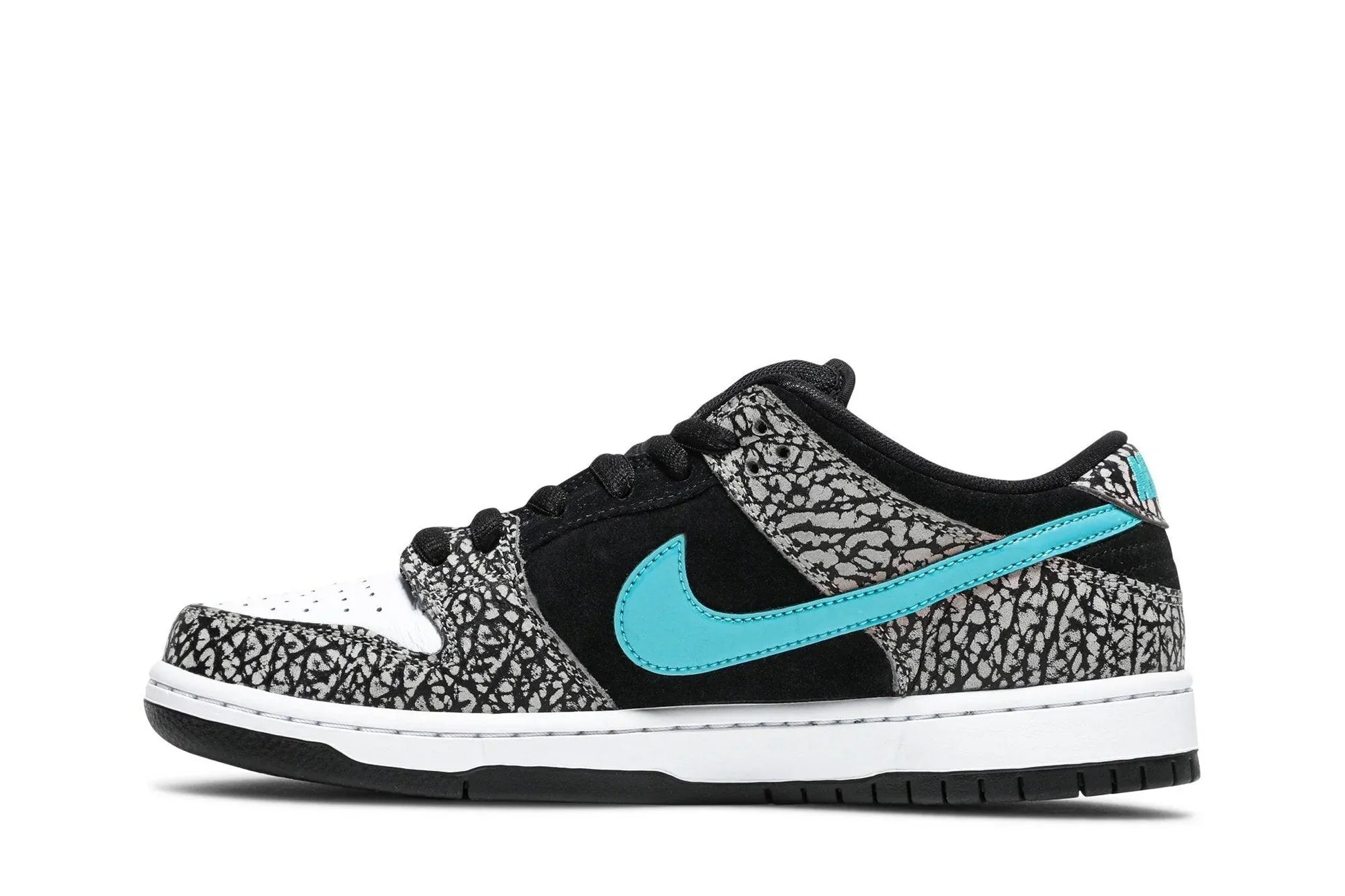 Tênis Nike SB Dunk Low Elephant Colorido vista traseira