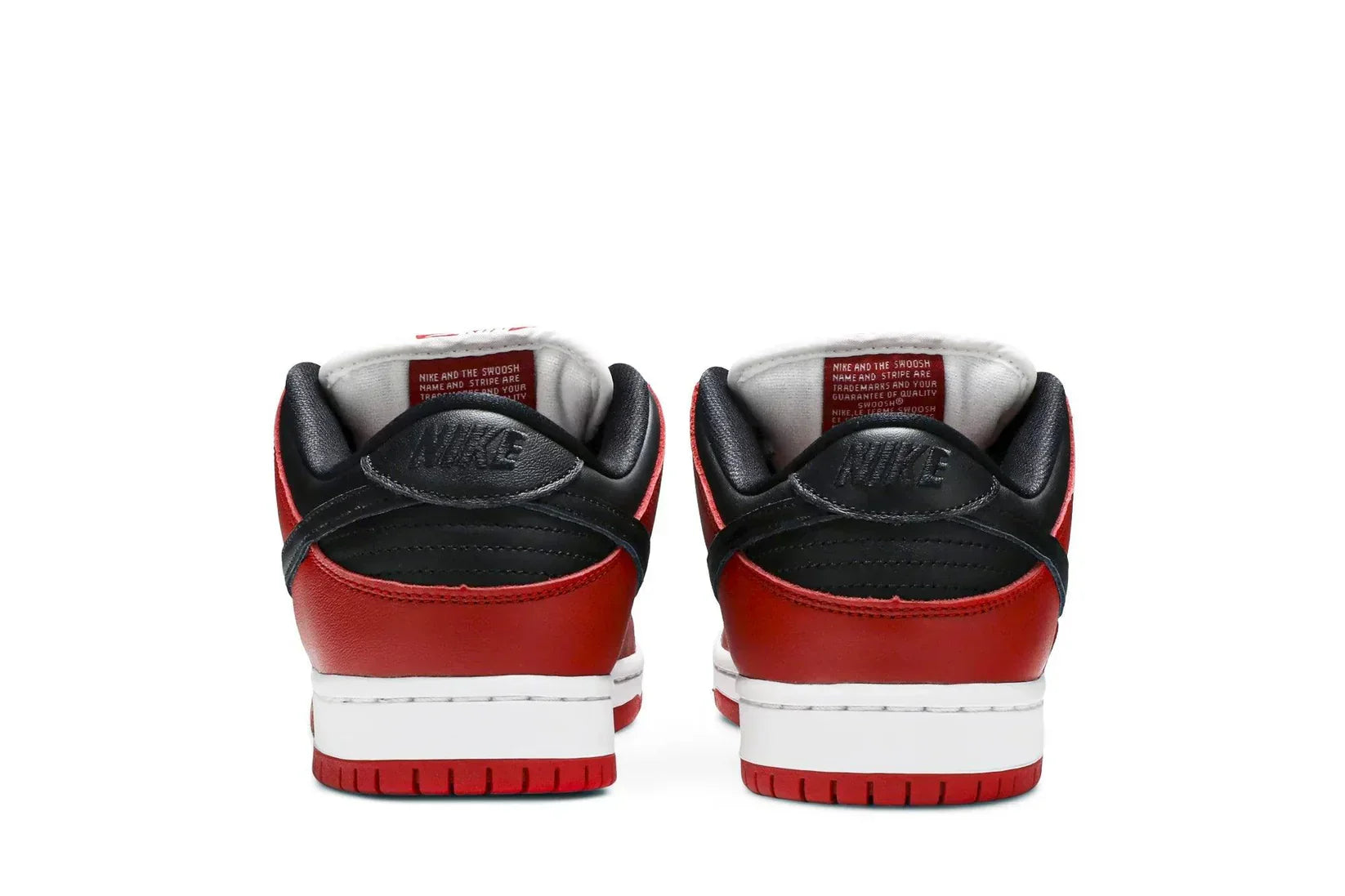 Tênis Nike SB Dunk Low Pro Chicago Vermelho detalhe do material