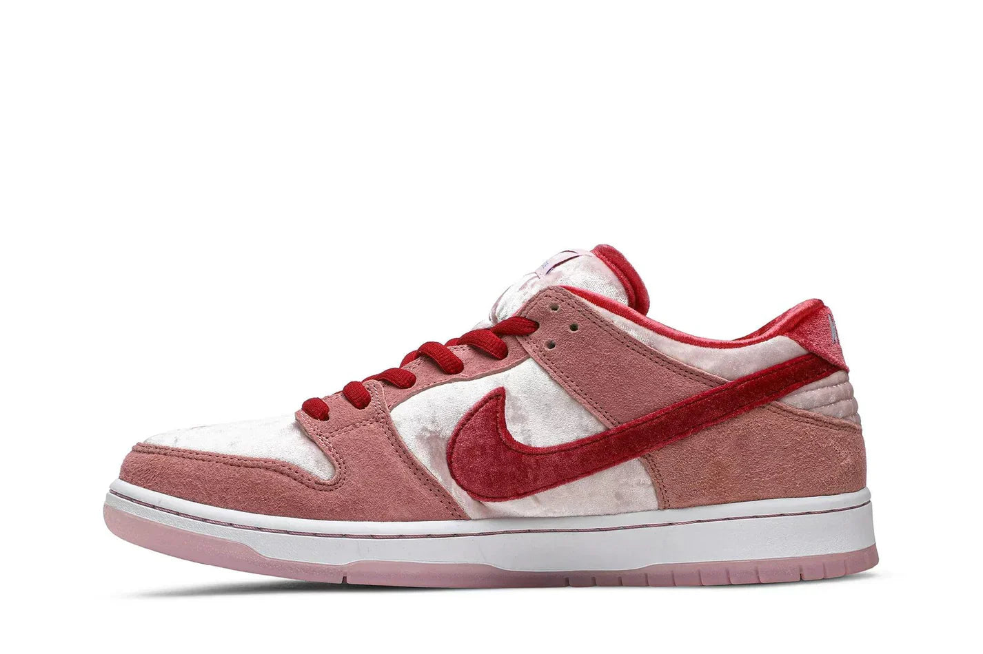 Tênis Nike SB Dunk Low Strangelove Rosa detalhe do solado