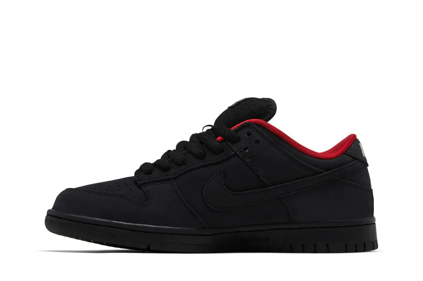 Tênis Nike SB Dunk Low Supreme 94 Black Preto detalhe do solado