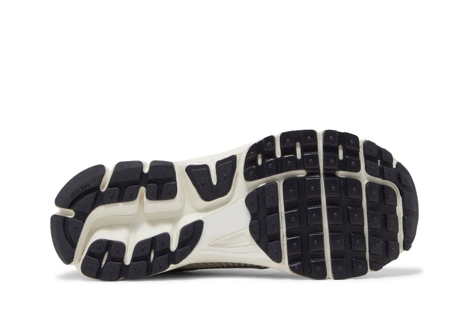 Tênis Nike Zoom Vomero 5 Photon Dust Metallic Silver Cinza detalhe do solado