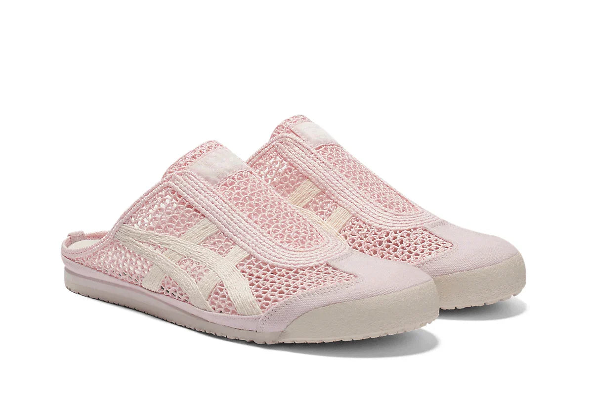 Tênis Onitsuka Tiger Mexico 66 Sabot Crystal Pink Cream Rosa vista superior