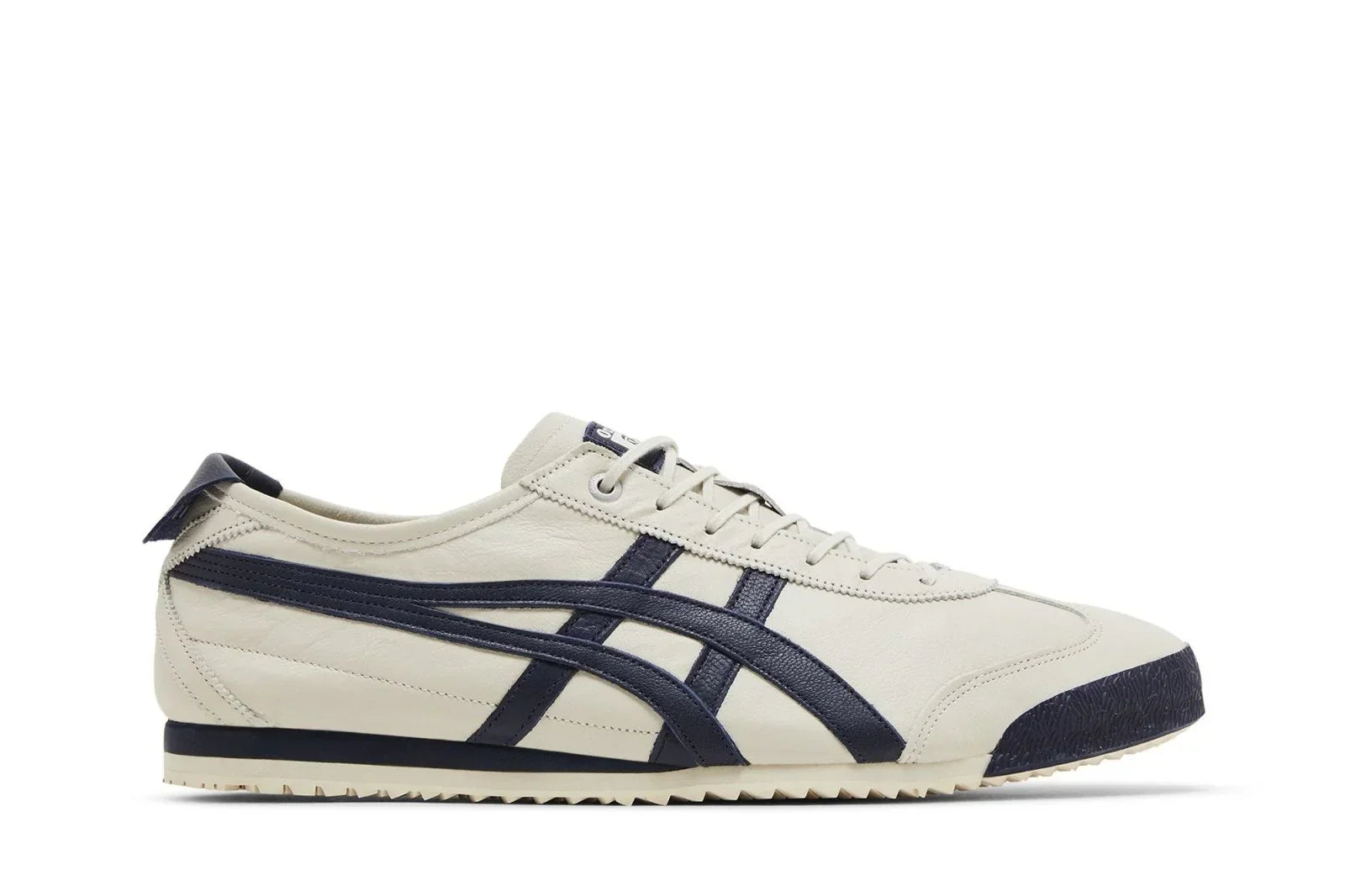 Tênis Onitsuka Tiger Mexico 66 SD Birch Peacoat Bege vista lateral